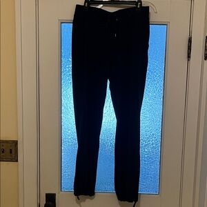 Athleta Black Track Pants (navy blue, size 10)